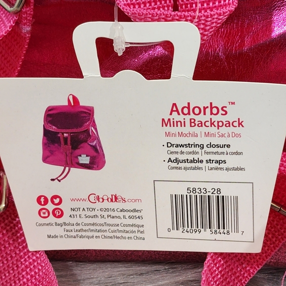 Pair of NWT Caboodles Adorbs Girls Mini Backpacks - Picture 13 of 16